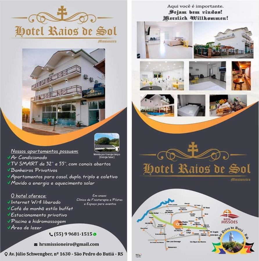 Hotel Raios De Sol Missioneiro Sao Pedro de Butia エクステリア 写真